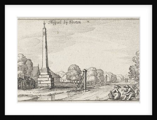 Milestone at Locks by Claes Jansz. Visscher II