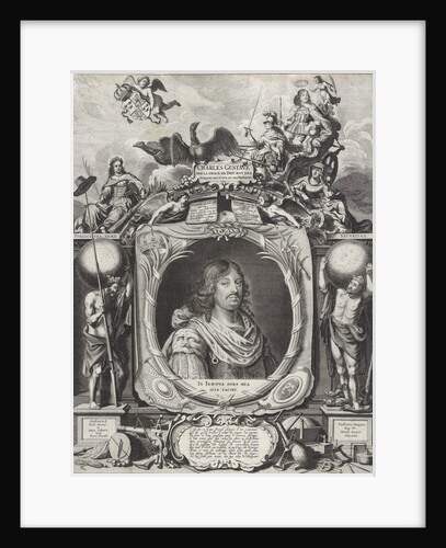 Portrait of King Charles Gustav of Sweden by Anonymous