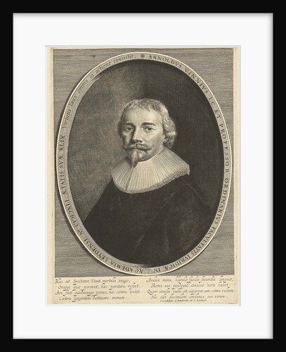 Portrait of Arnoldus Vinnius at the age of 49 by Cornelis van Dalen I