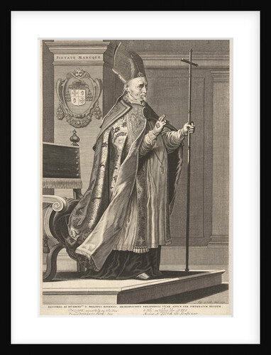 Portrait of Archbishop Philip of Rouveen by Frederik de Wit