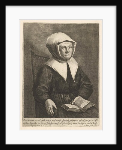 Portrait of Mary the religious teacher by Jan van Gotingh