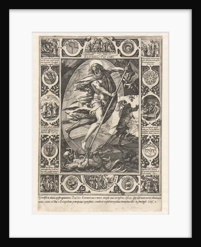 The Resurrection of Christ by Philips Galle