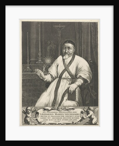 Portrait of Leonard Marius van der Goes by Frederik de Wit