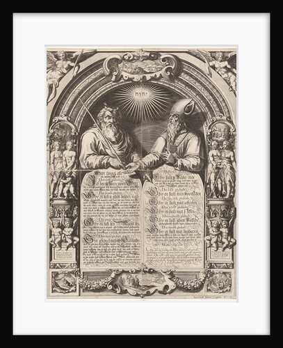 Moses and Aaron with the Tablets of the Law by Gerard Valck
