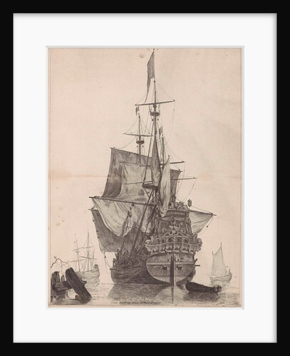 Dutch warship by Gerard Valck