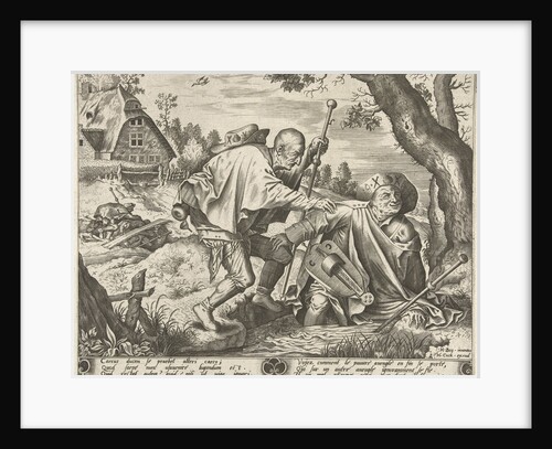 Parable of the two blind by Hieronymus Cock