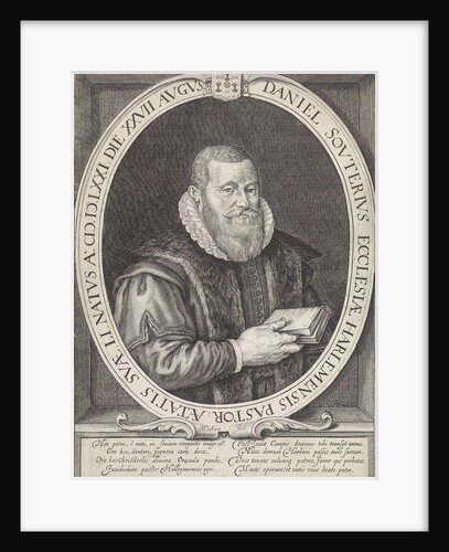 Portrait of Daniel Souterius by Jacob Matham