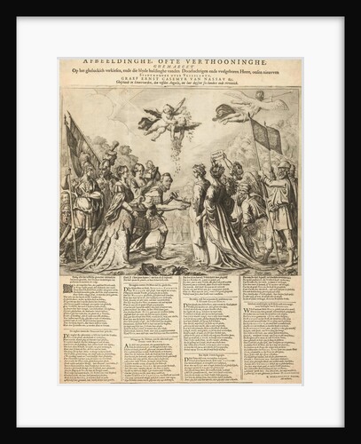 Allegory installation of Ernst Casimir, Count of Nassau, stadtholder of Friesland by Pieter Feddes van Harlingen