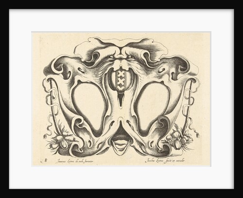 Lobe Cartouche with arms of Amsterdam by Frederik de Wit