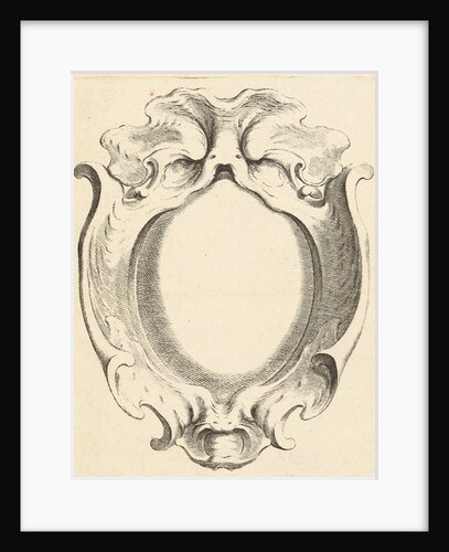 Vertical lobe oval cartouche with large compartment by Johannes Lutma II