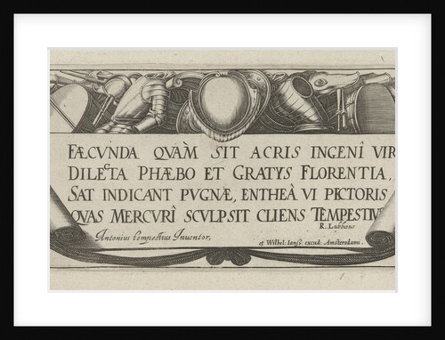 Wrapping surrounded by militaria by R. Lubbaeus