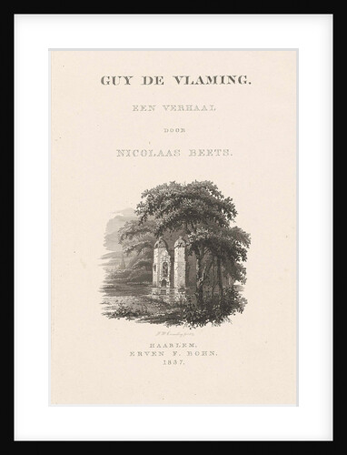 Title page for: Nicolaas Beets by erven François Bohn