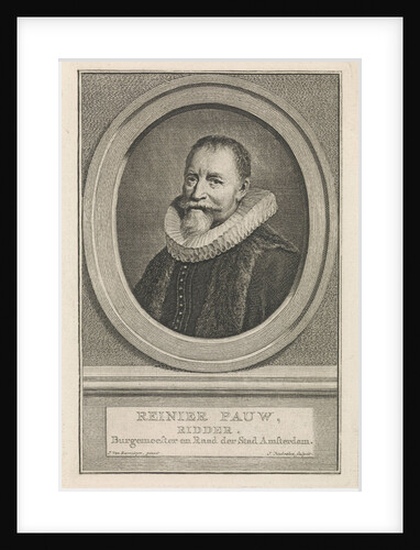 Portrait of Reynier Pauw Adriaensz by Jacob Houbraken