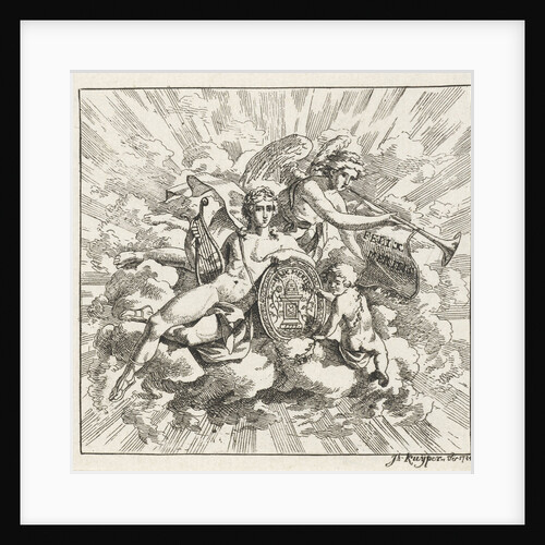 Allegorical composition by Felix Meritis by Jacques Kuyper