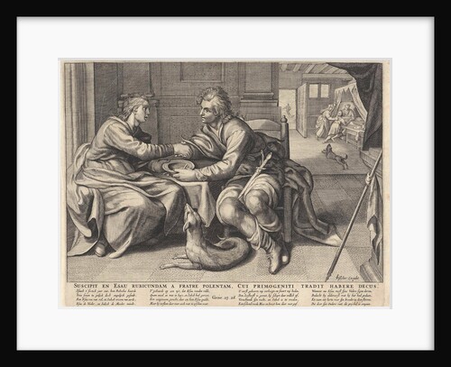 Esau sells his birthright to Jacob by Paulus Moreelse