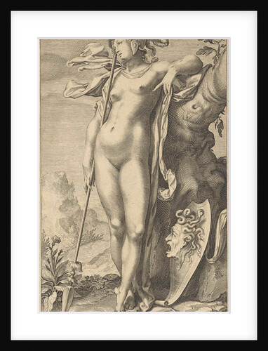 Minerva in a tree by Petrus Scriverius