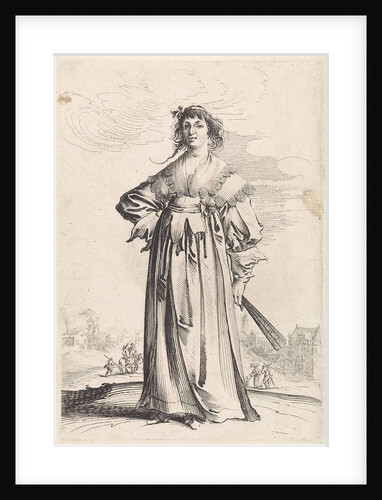 Women with a fan by Pieter Jansz. Quast