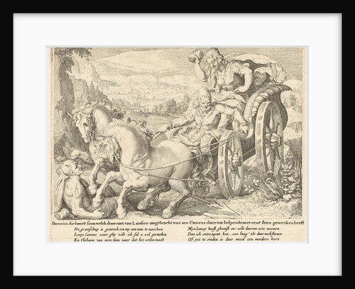 Beronica vengeance with a stone by Claes Jansz. Visscher II