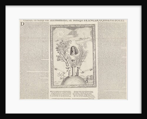 Allegory with the portrait of Gioseppe Francesco Borri by Seger Tielemans