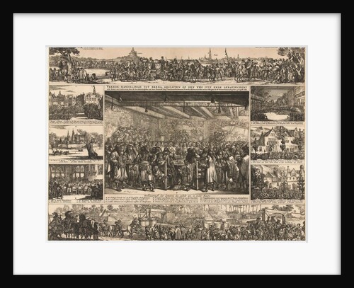 Presentation and description of the appointment of Prince William III as captain-general of the Dutch armed forces by Peace of Breda