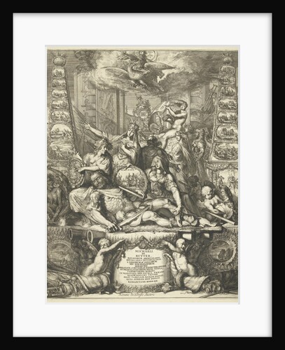 Allegory on the death of Michiel de Ruyter by Romeyn de Hooghe