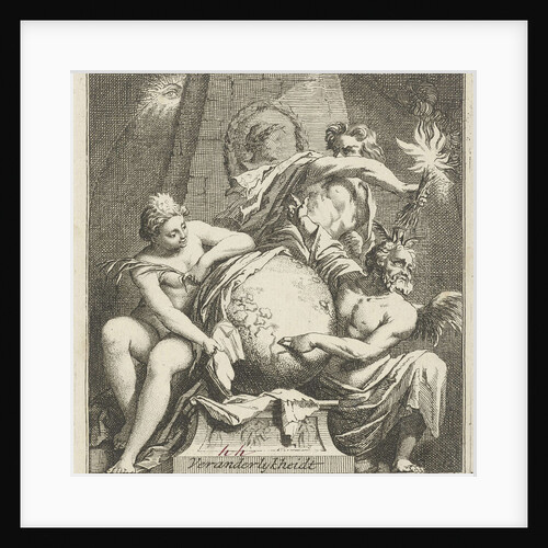 Allegory of variability by Arnold Houbraken
