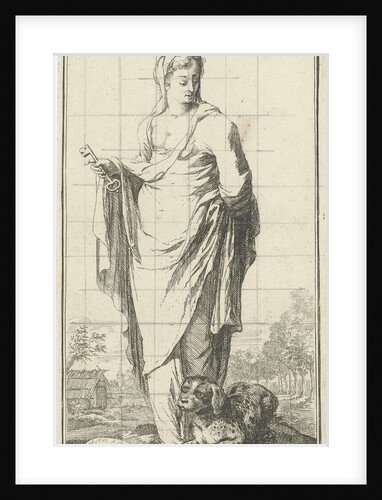 Personification of loyalty by Arnold Houbraken