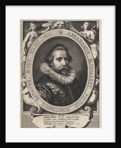 Portrait of Abraham Bloemaert by Theodorus Schrevelius