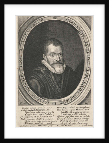 Portrait of Herman Faukelius at the age of 67 by Anthony de Later