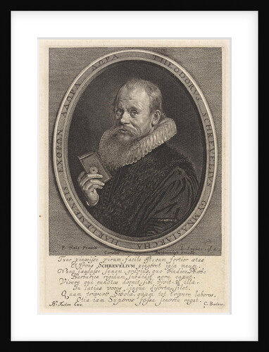 Portrait of Theodorus Schrevelius by Hendrick Focken