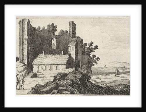 Chapel in ruins by Antoine Perelle