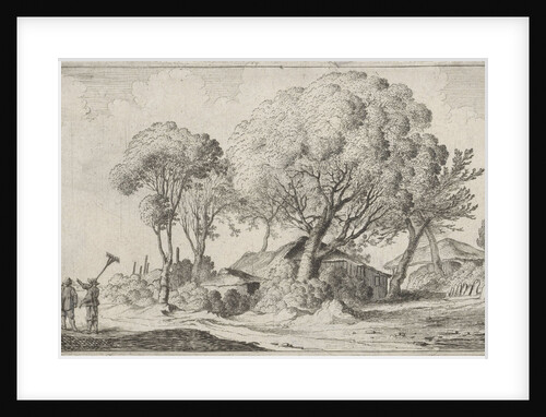 Farms between trees by Gillis van Scheyndel I