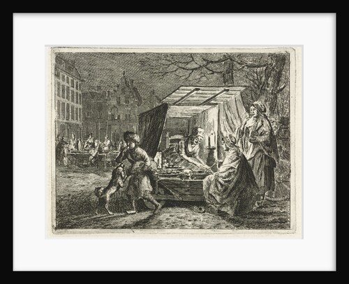 Oliebollenkraam, donut stall by Christiaan Meijer