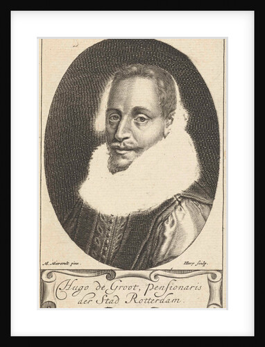 Portrait of Hugo Grotius by Hendrik Bary