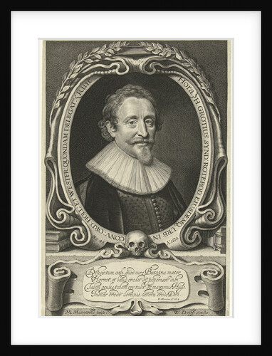 Portrait of Hugo Grotius at the age of 49 by Daniël Heinsius