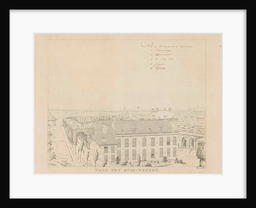 View of the rampart southwest of Nijmegen by Derk Anthony van de Wart