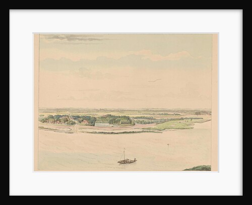 View of the Waal north of Nijmegen by Derk Anthony van de Wart