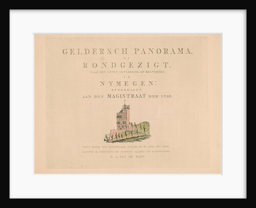 Belvédère Nijmegen by Derk Anthony van de Wart