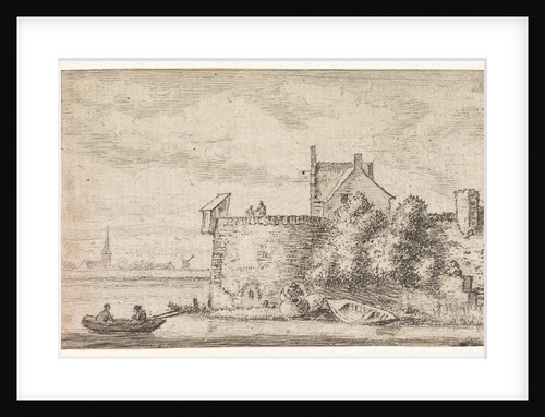 River View with a rampart by Hendrik Spilman