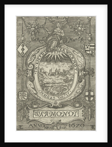 Blazon of the Chamber of Rhetoric Red Daisy in Warmond by H. van den Berck