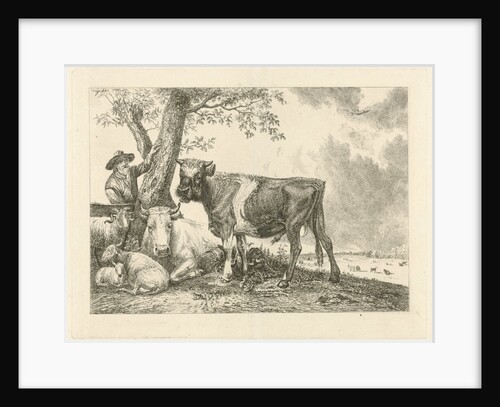 Taurus and farmer by Paulus Potter