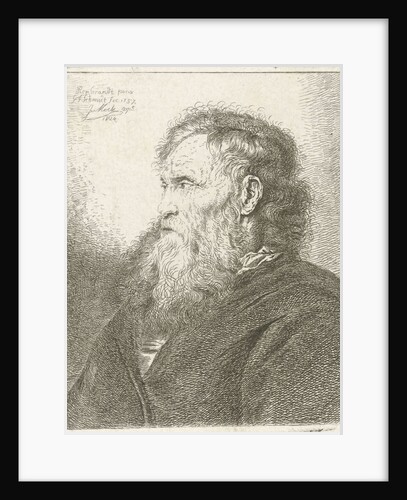 Old man with beard by Rembrandt Harmensz. van Rijn