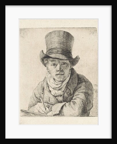 Self Portrait of Pieter Christoffel Wonder by Pieter Christoffel Wonder