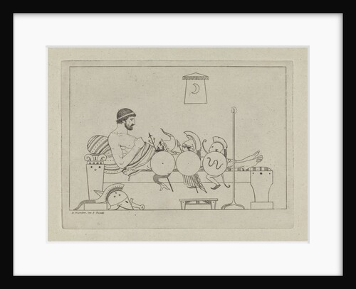 Man Greek couch by David Pièrre Giottino Humbert de Superville