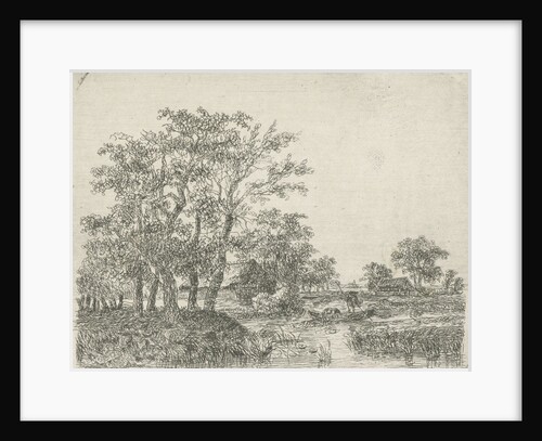 Fishermen in a boat by Hermanus Jan Hendrik van Rijkelijkhuysen