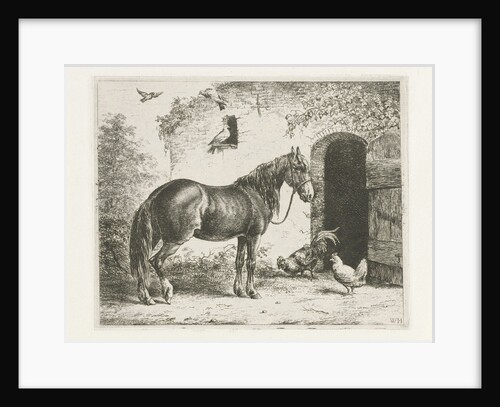 Horse with Halter by Christiaan Wilhelmus Moorrees