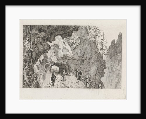 Passage in the rocks by Marinus van Raden