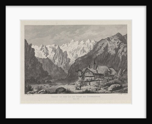 View of the Col du Géant, Chamonix-Mont-Blanc by Anonymous