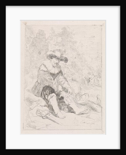 Wounded soldier by David van der Kellen III