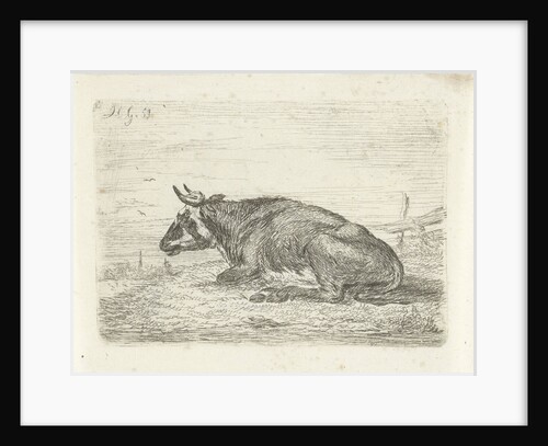 Lying cow by Pieter Gaal